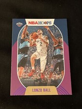 Lonzo Ball 2020-21 Panini NBA Hoops Purple Foil No. 15
