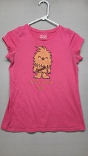 Star Wars Kids Chewbacca Pink Tee Size XL 14/16 