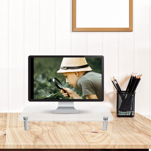 Monitor Stand Computer Storage Stand Desk Monitor Riser Stand Desktop Organizer - Afbeelding 10 van 12