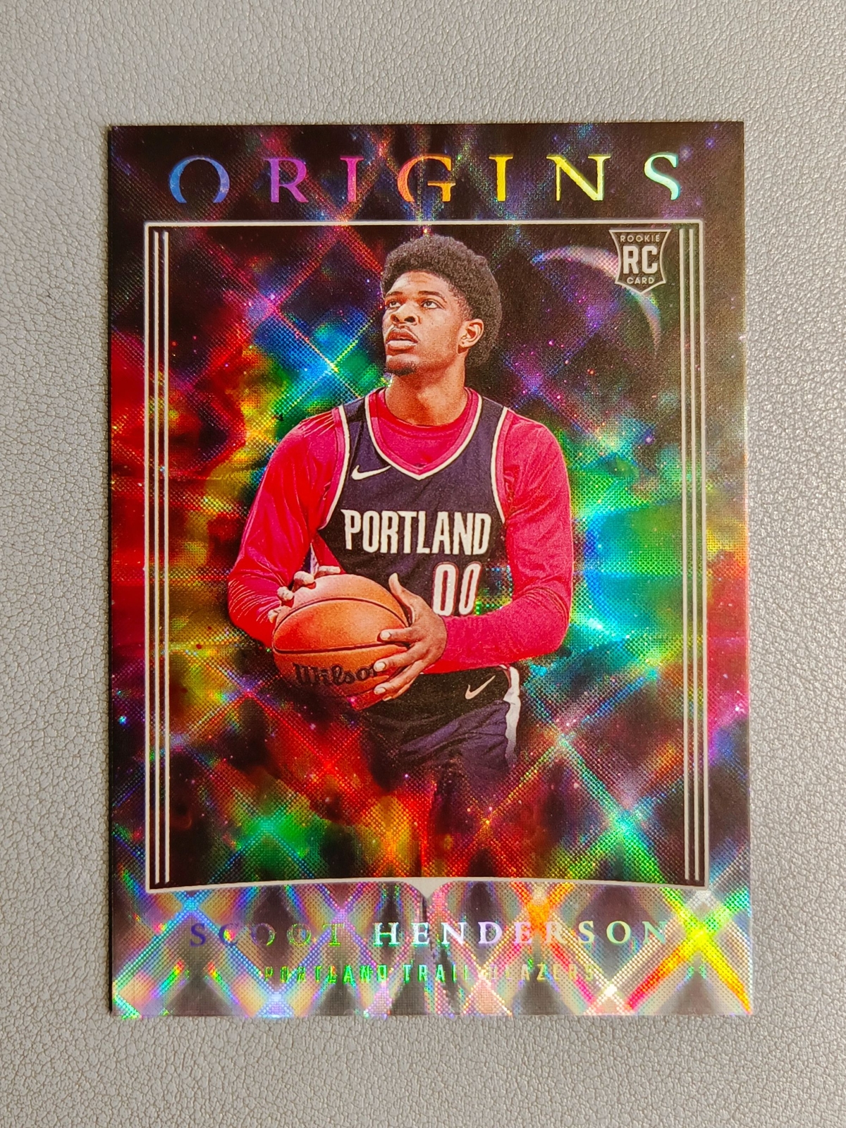 2023-24 Panini Origins Scoot Henderson Cosmos Case Hit Rookie RC SSP #17
