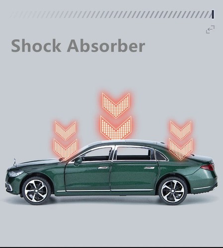 1:22 Benz Maybach S400 Luxus Diecast Auto Modell Simulation Sound Licht Kinder Geschenk - Bild 14 von 27