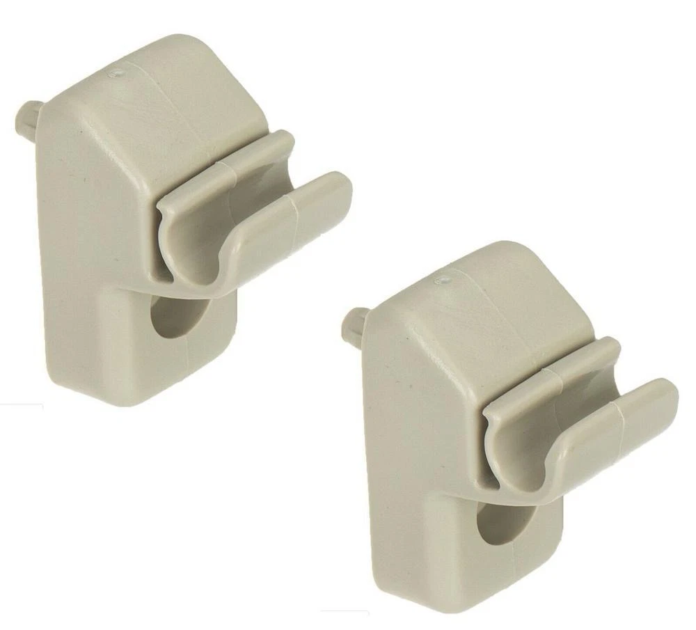 Genuine OEM Set of 2 Sun Visor Support Clip Bracket for Fiat 500