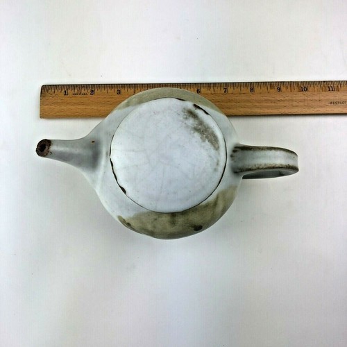 Mid Century Modern Richardson Tea Pot Signed Art Pottery Hand Made MCM Decor Vtg - Picture 5 of 11