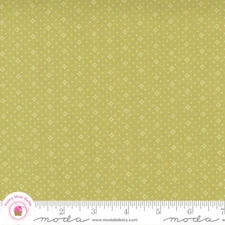 Moda CINNAMON & CREAM 20457 26 Sprout Green Dots  FIG TREE Quilt Fabric