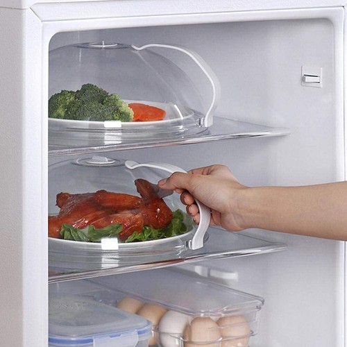 2 Pack Microwave Splatter Cover Transparent Cover Microwave Plate Cover Lid w... - Picture 4 of 8
