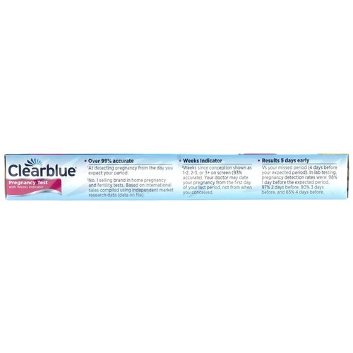 Clearblue Digital Pregnancy Test With Weeks Indicator 2 Tests 99% Accurate - Picture 2 of 2