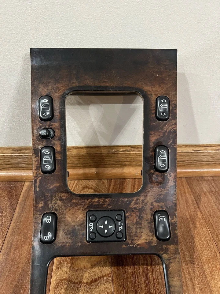 Mercedes W163 ML320 ML350 ML500 2002 2005 interruptor de ventana principal y bisel moldura OEM Foto 3 de 4