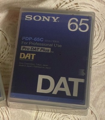 Sony PDP-65C  Kassette Pro DAT Plus Digital Audio Tape