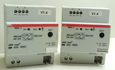 ABB DG/S 1.1 i-bus KNX DALI-Gateway EIB 2CDG110026R0011 ( LOT OF 2 PC )