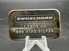 Vintage Engelhard 1 oz Silver Bar EI-1A ca. 1974-75 No Serial SCARCE VARIETY