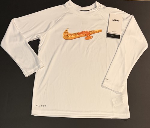 Nike Jungen Neu mit Etikett Hydroguard Waffle, 2-teiliges Schwimmset, Langarm, Größe Jugend 7 - Bild 10 von 23