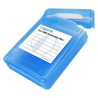 10x LogiLink 3,5“ HDD protection box for 1 HDD, blue