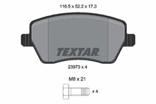 TEXTAR Bremsbelagsatz, Scheibenbremse 2397301 für DACIA LADA MERCEDES-BENZ