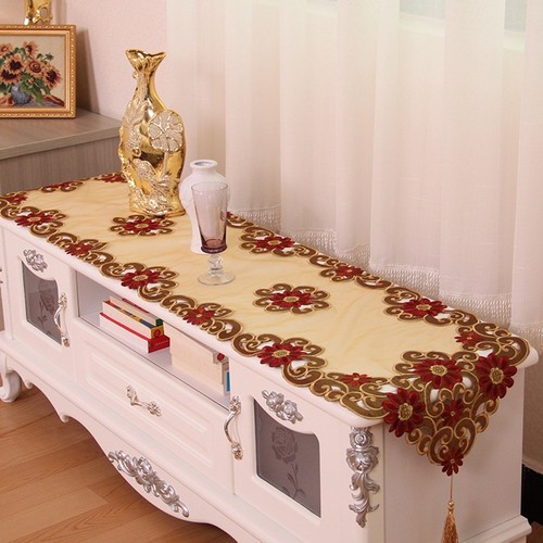 Tischdecke Europäischer Hof Handarbeit Partys besondere Veranstaltung bestickt - Bild 8 von 9