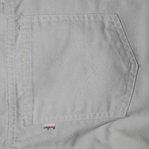 Vintage 80s Levis 509 White Denim Jeans made in USA 34x30 - Picture 9 of 14