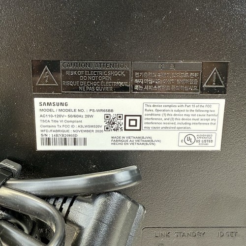 Samsung PS-WR65BB Subwoofer NUR Lautsprecher - für HW-T650 - Bild 6 von 9