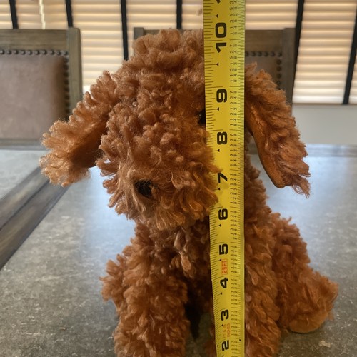 Jellycat COOPER DOODLE DOG ✨ Fluffy Plush Toy Rare Brown Curly Puppy Pet NWT - Picture 8 of 8