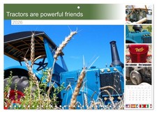 Tractors are powerful friends (Monthly Wall Calendar 2026 16.5 x 23.4 (open)), C