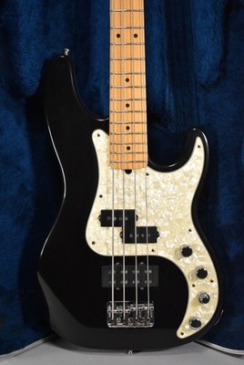 1997 Fender American Deluxe Precision Bass Black Finish w/OHSC | eBay