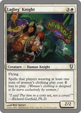1x Ladies' Knight - NM/LP - Unhinged - SPARROW MAGIC