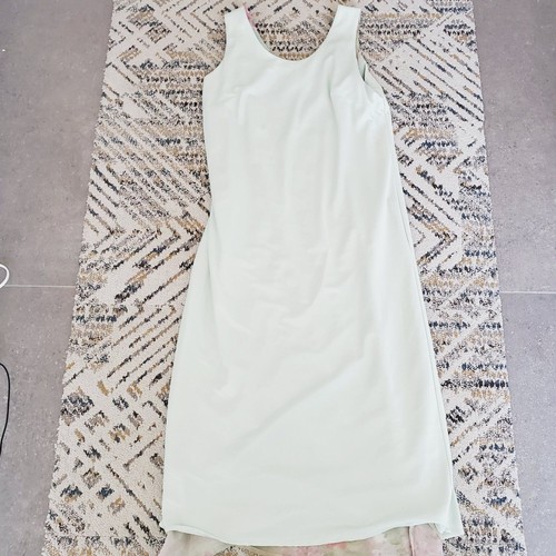 VTG K & Company Floral MAXI DRESS Pastels Pink Green Kendal Jenner Dress SZ M/L - Picture 3 of 16