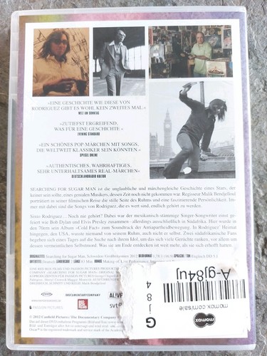 Searching for Sugar Man: Sixto Rodriguez DVD - Bild 2 von 2