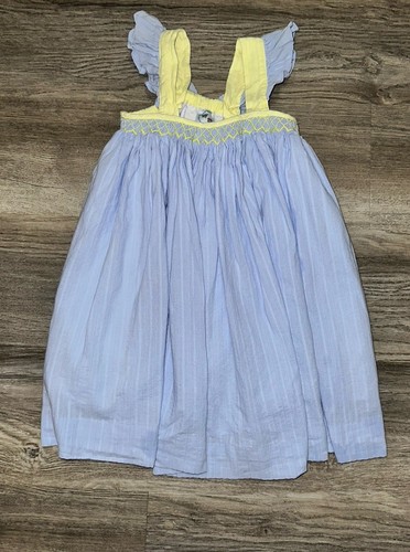 Girls Size 5 * Smock Monkey Dress * Smocked - Picture 2 of 5