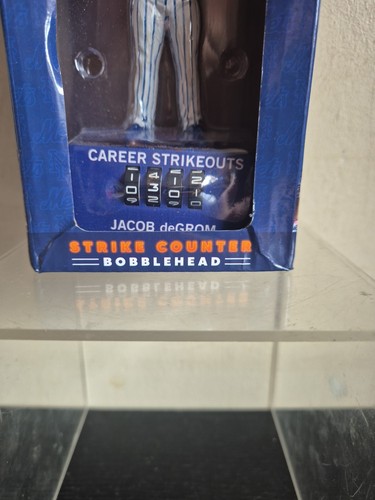 NY METS JACOB DEGROM STRIKE COUNTER BOBBLEHEAD SGA Baseball (T6) - Bild 2 von 9
