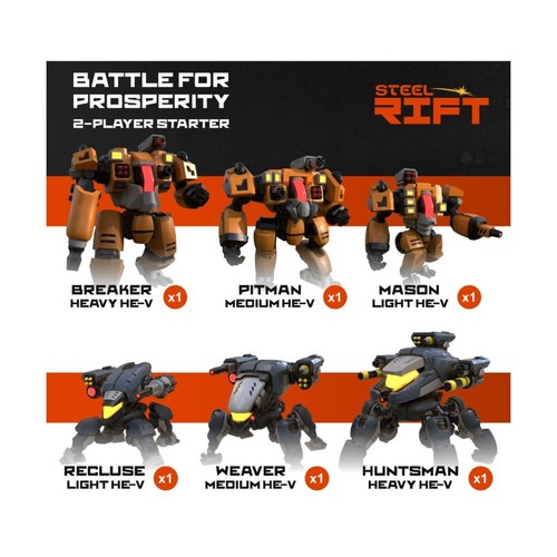 Death Ray Desi Steel Rift 6 Battle for Prosperity - 2-Spieler Starter SW (Neu)