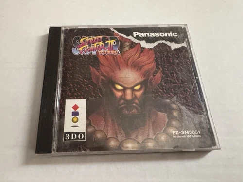 Panasonic Street Fighter II turbo 3DO Game CD FZ-SM3851 with manual