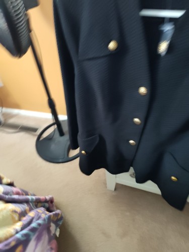 Joan Rivers Knit Jacket Blazer Womens Size Large . Mauve, Black Or Teal Green - Picture 20 of 20