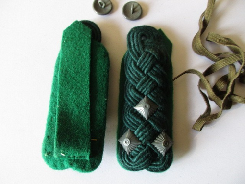 1 paar Schulterstücke  Polizei Felddienst Oberst - Picture 2 of 2