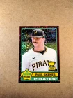 2025 Topps Heritage #60 - Paul Skenes - Chrome Burgundy Sparkle Refractor