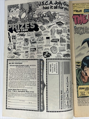 Weird Wonder Tales #22 Stan Lee Jack Kirby Dave Cockrum Marvel 1977 Bronze Age - Foto 11 di 12