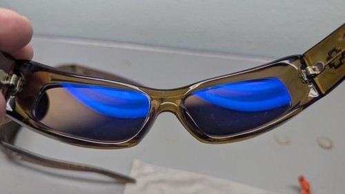 (2) Paar Vintage Spy Optics Original MC Translucent Brown Frame Sonnenbrillen Italy - Bild 11 von 12