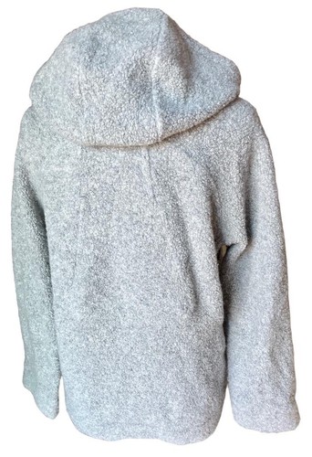 LULULEMON SO SHERPA HOODIE MIT DURCHGEHENDEM REISSVERSCHLUSS ~ grau mit silbernem Reißverschluss ~ Gr. 6 ~ Wolle/Nylon ~ SCHÖN - Bild 5 von 7