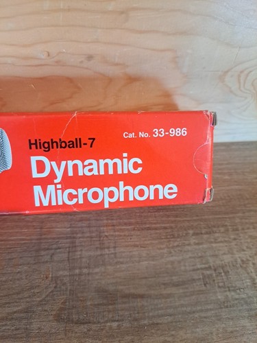 Vintage Realistic Highball-7 Dynamic Microphone Used in Box. - Picture 3 of 7
