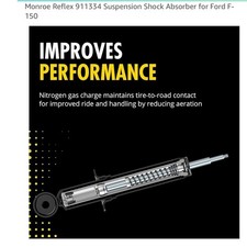Ammortizzatore sospensione Monroe Reflex 911334 per camion Ford F-150