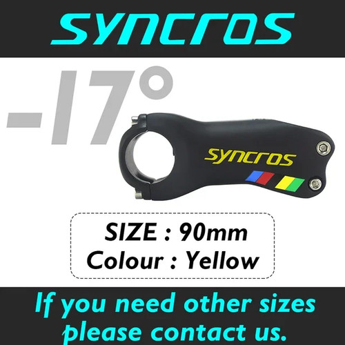Carbon Fiber Bicycle Stem Mountain BMX Bike Stem Accessorie 6/17Degree 31.8*90mm - Picture 7 of 48