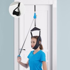 Cervical Neck Traction Device for Home Use Portable Neck Stretcher Hammock O