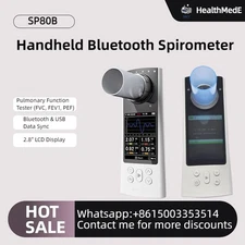 SP80B Bluetooth Spirometer - Handheld Lung Function Tester w/App