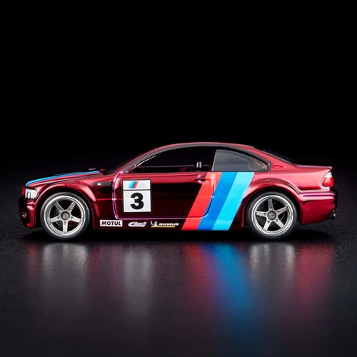 BMW M3 2006 RLC Hot Wheels Collectors capó de apertura rojo 2024 - Imagen 12 de 12