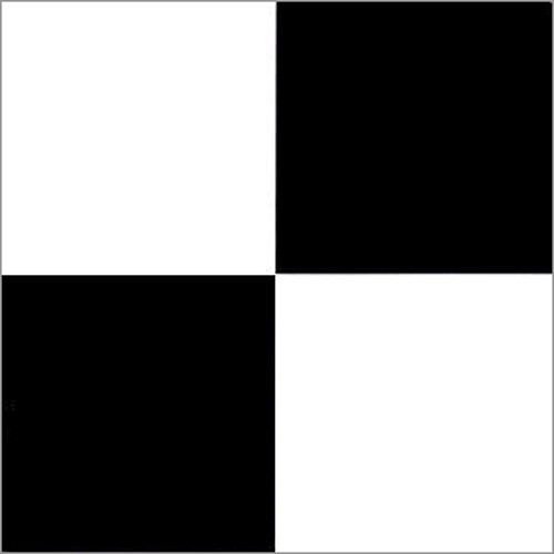 Schwarz weiß karierte Vinylbodenfliesen 40 Stück 12" x 12" selbstklebender Bodenbelag - Bild 1 von 1