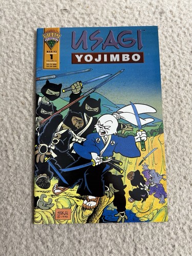 Usagi Yojimbo #1-3 Lot Mirage Studios March 1993 TMNT - Picture 2 of 4