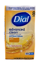 8 BARS Dial Gold Antibacterial Deodorant Soap Advanced Claen 4oz ea 8 ct. VALUE!