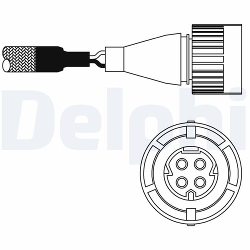✅Fits DELPHI ES10986-12B1 BMW 5 SERIES LAMBDA SENSOR E34  ⭐UK Seller⭐ - Picture 1 of 7