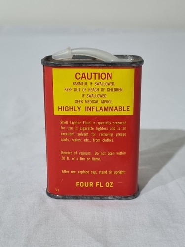 Early Shell Lighter Fluid 4 fl oz Handy Oiler - Picture 7 of 19