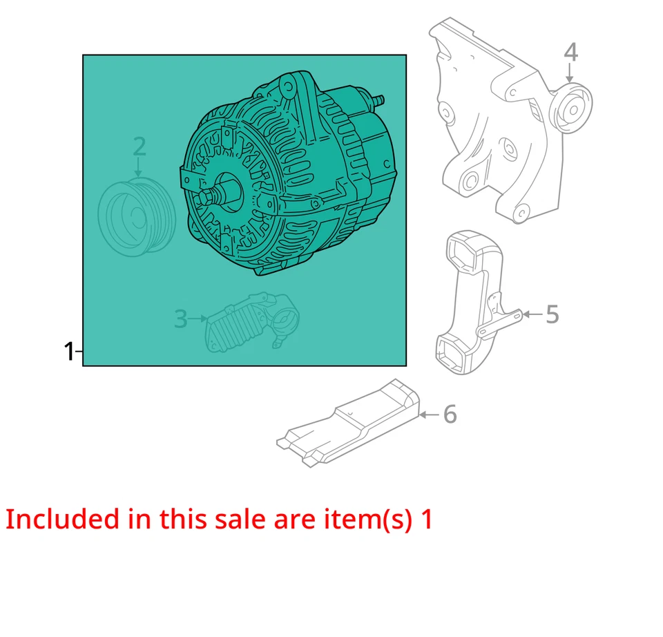 Alternator Fits 98-03 XJ8 2313113 - Imagem 3 de 4