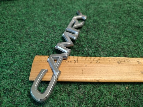 97 98 99 00 01 Toyota Camry Emblem Badge Letters Logo Trunk Rear Chrome OEM 4S4 - Picture 3 of 4