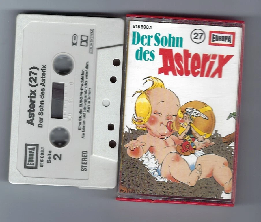 MC Kassette Asterix, Folge 27 Der Sohn des Asterix  80iger Jahre EA Graue MC rar - Bild 1 von 1